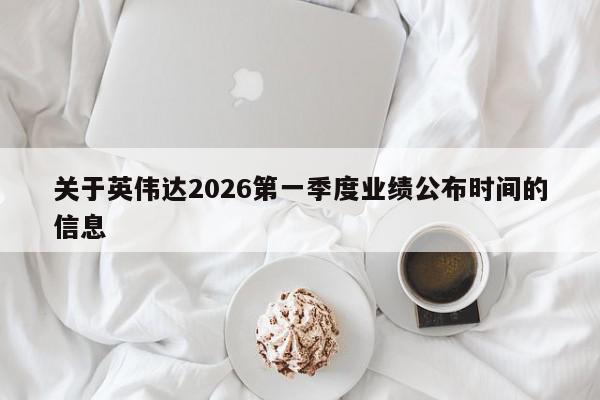 关于英伟达2026第一季度业绩公布时间的信息